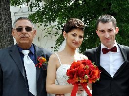Gheorghe Voion fiica si ginerele Bogdan Teșoi