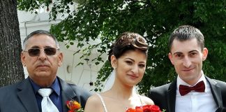 Gheorghe Voion fiica si ginerele Bogdan Teșoi