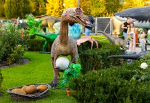 Dinozaurii ajung în Grădina Palas, într-o expoziție cu acces gratuit