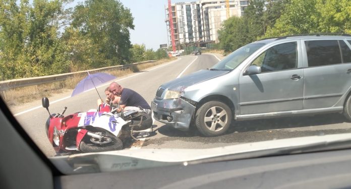 Accident rutier pe b-dul C.A Rosetti-