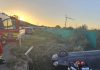 Accident pe Șoseaua Iași–Tomești. Un microbuz s-a răsturnat într-un șanț