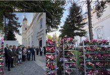 Familia Buștei împodobește, pentru al 23-lea an consecutiv, baldachinul în care va fi așezată racla cu moaștele Sfintei Cuvioase Parascheva